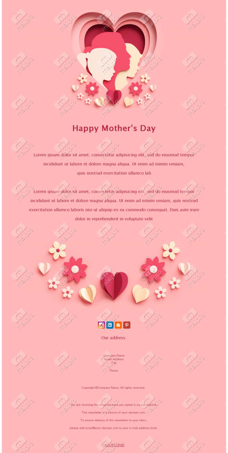Mother’s Day Email