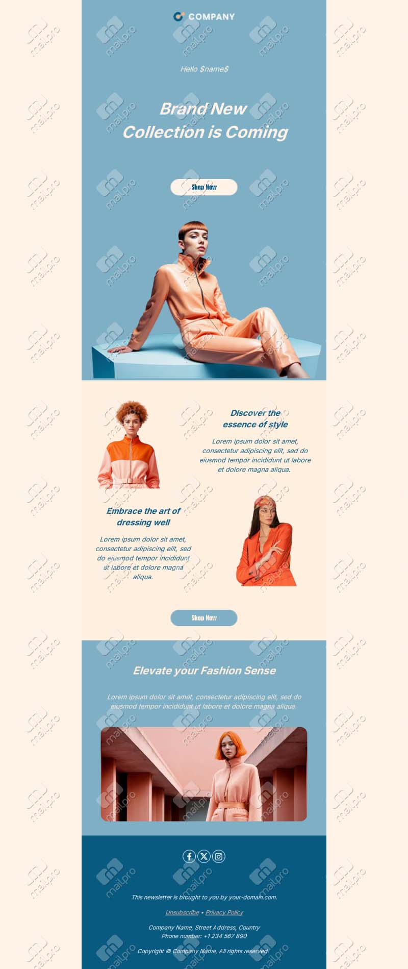 Fashion Email Templates