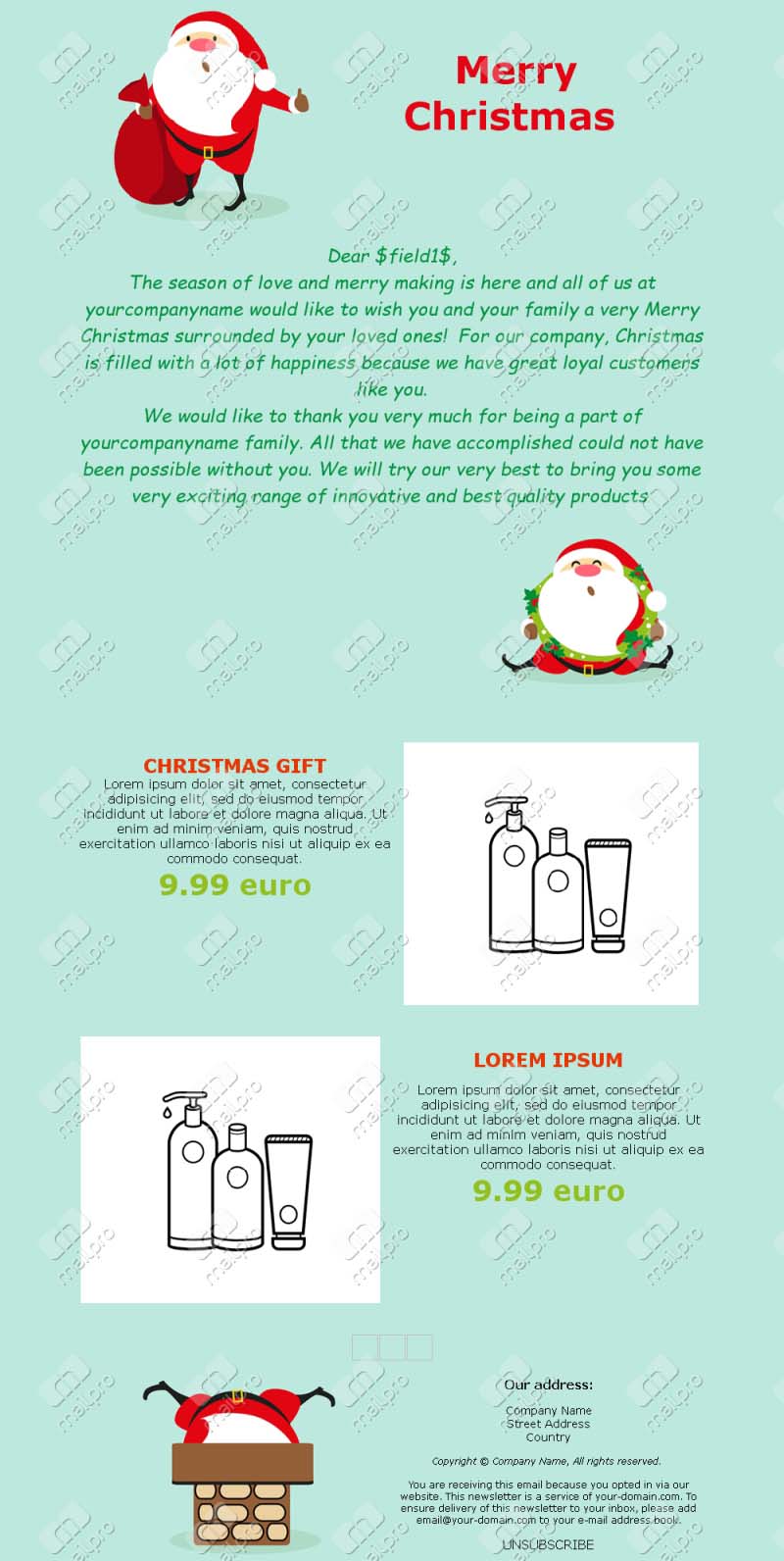 Warm Holiday Email Templates