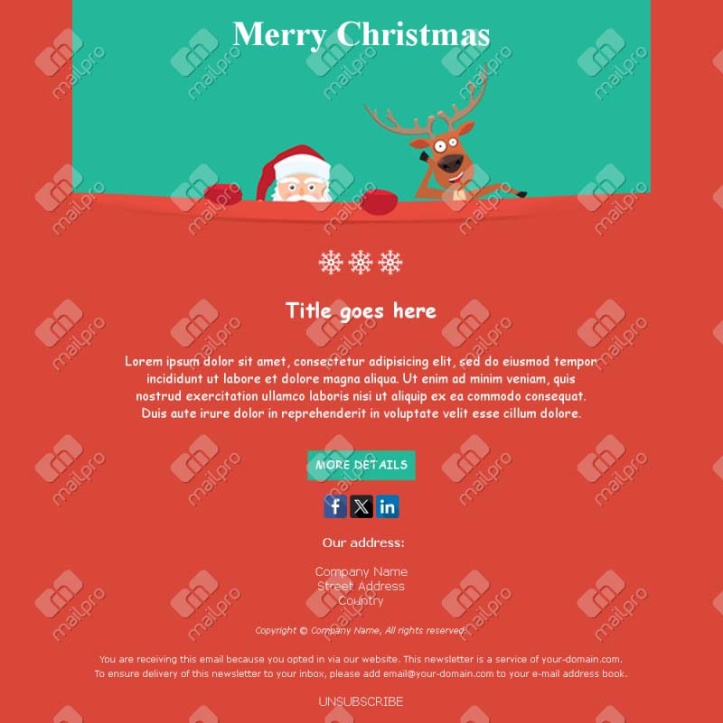 Season's Greetings Email