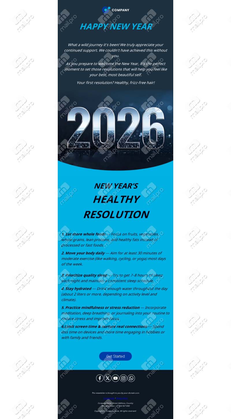 New Year Campaign Templates