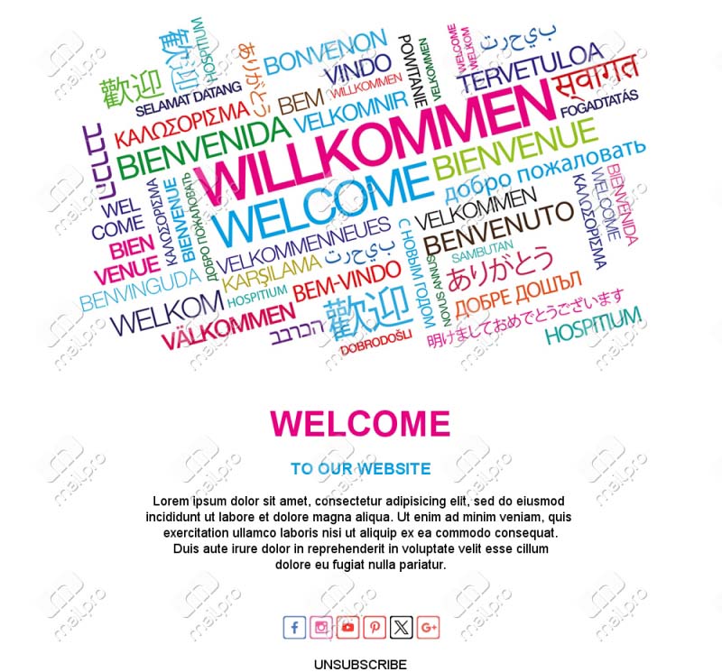 Welcome Email Updates