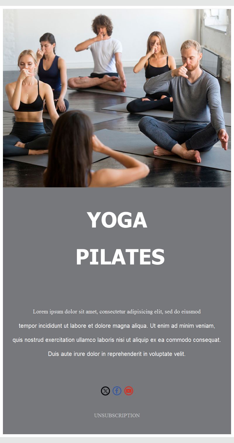 Yoga & Pilates Email Tips