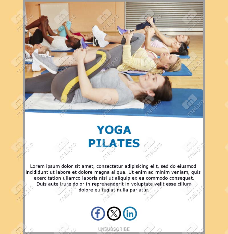 Pilates Class Email Alerts