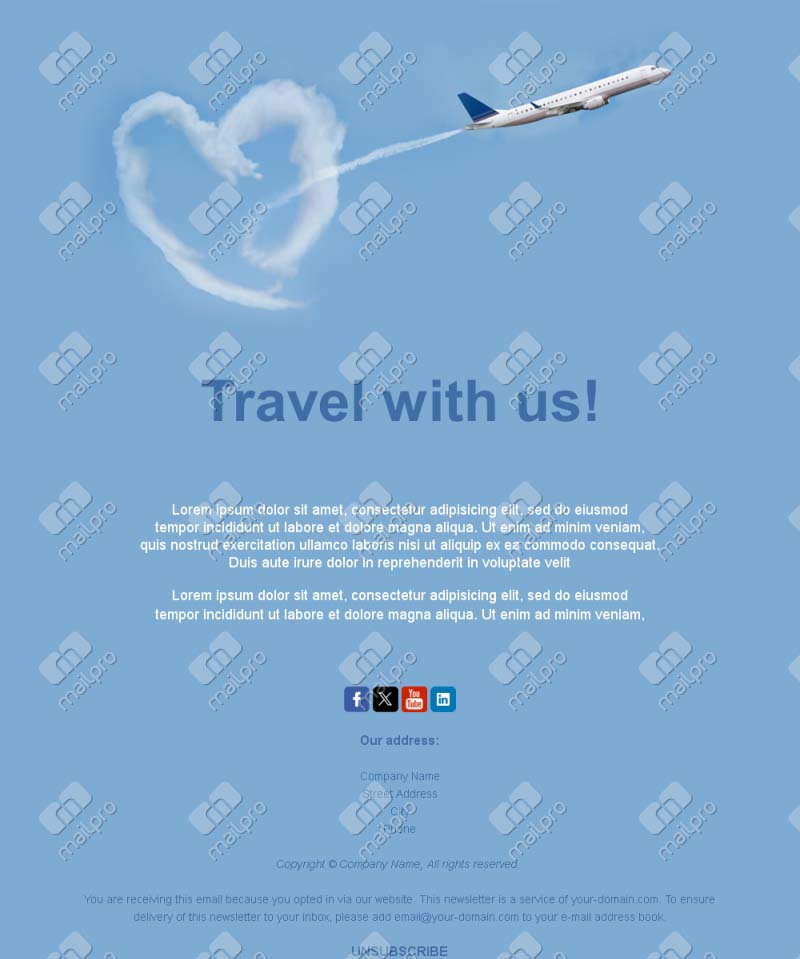 Holiday Travel Email Alerts