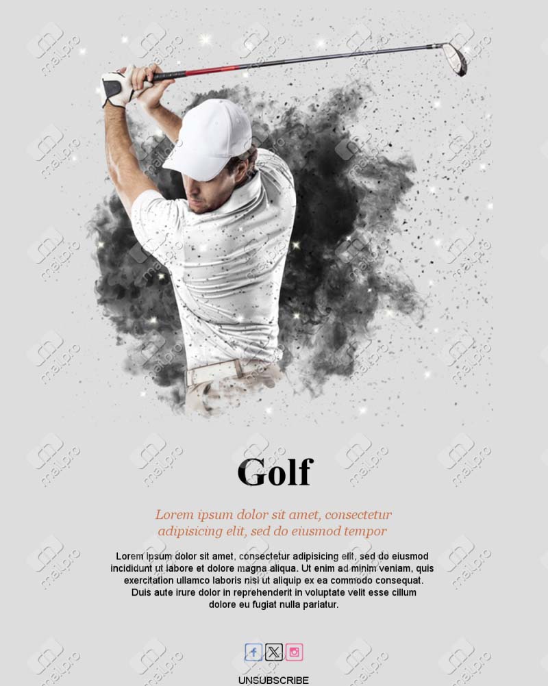 Golf Event Email Updates