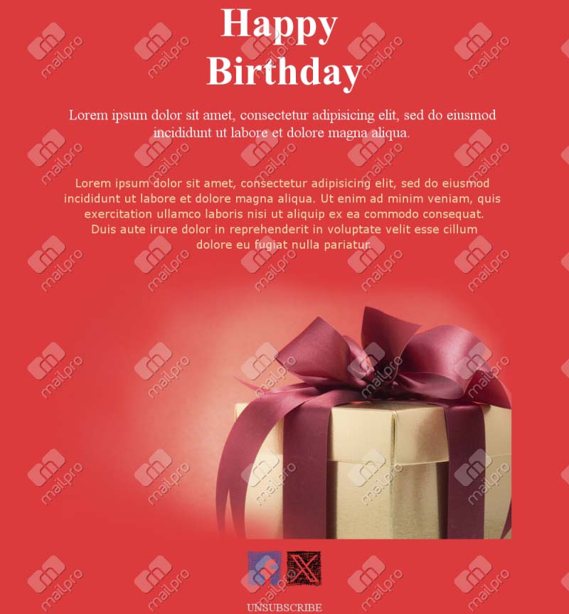 Birthday Wishes Email Templates