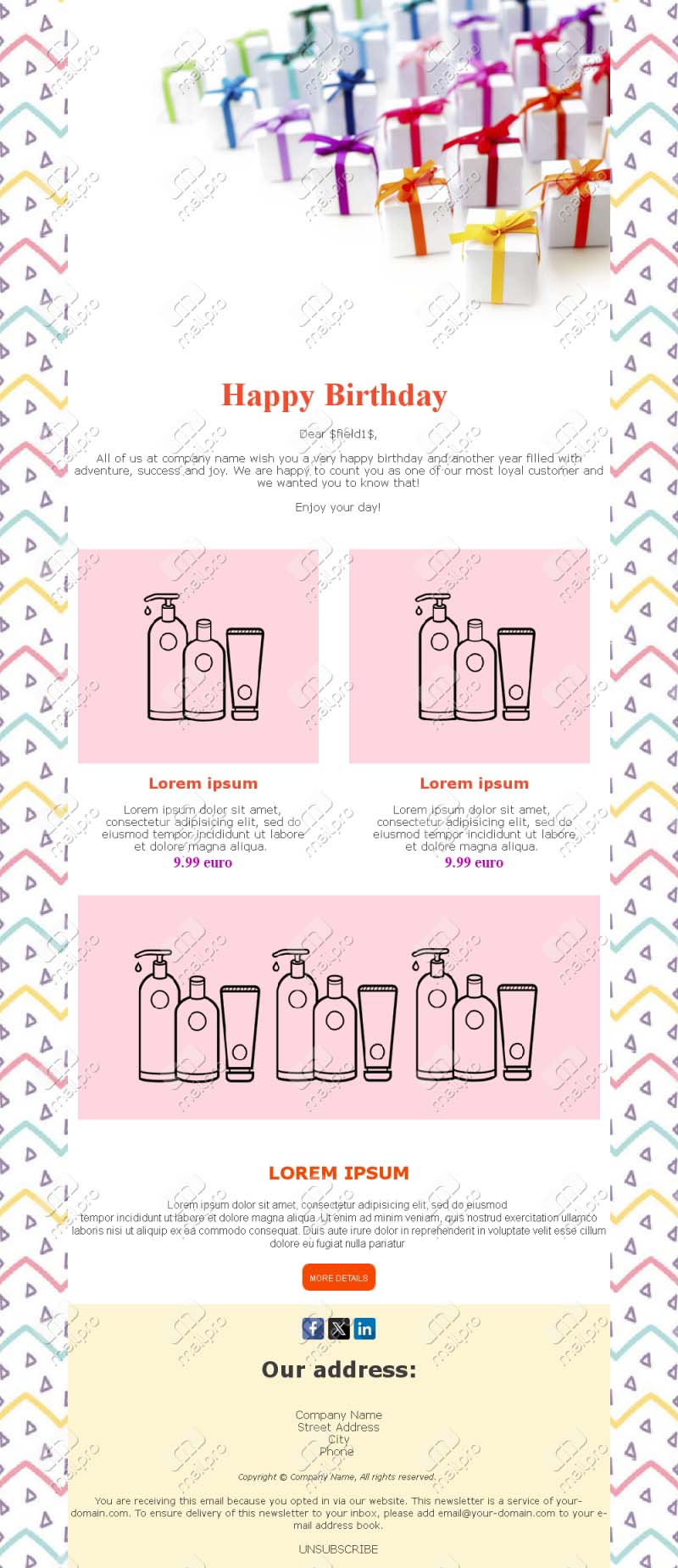 Subscriber Birthday Emails