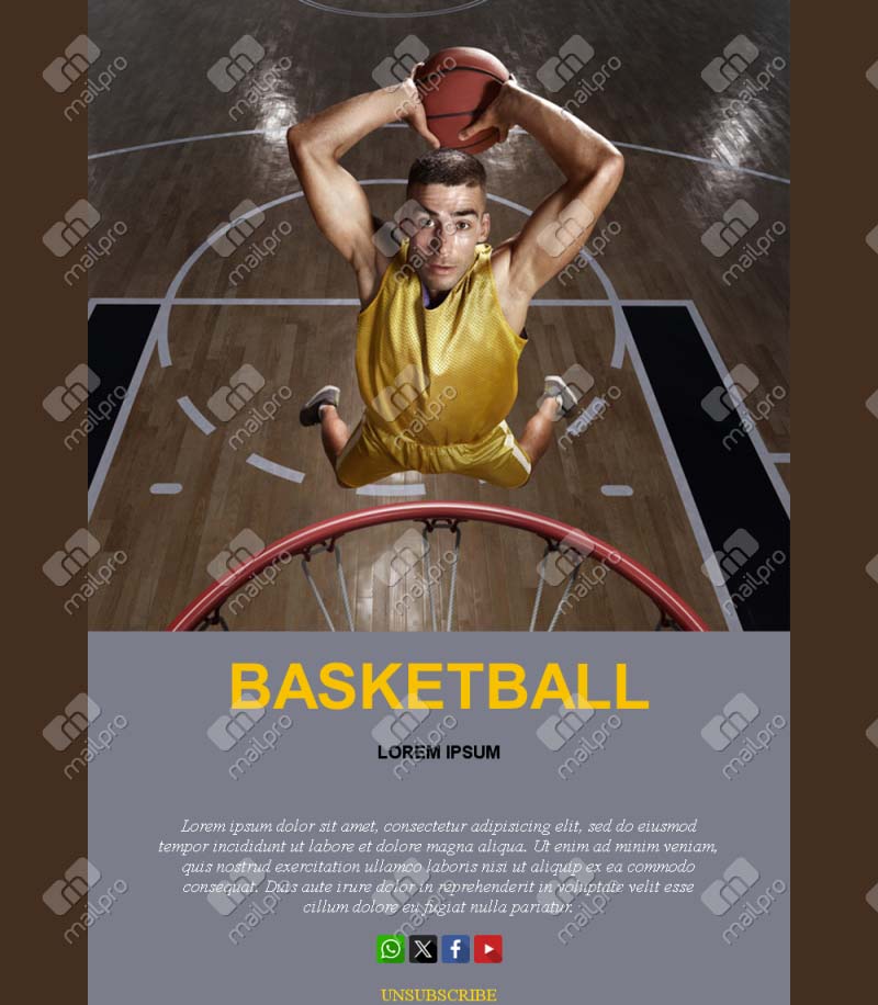 Basketball Email Alerts
