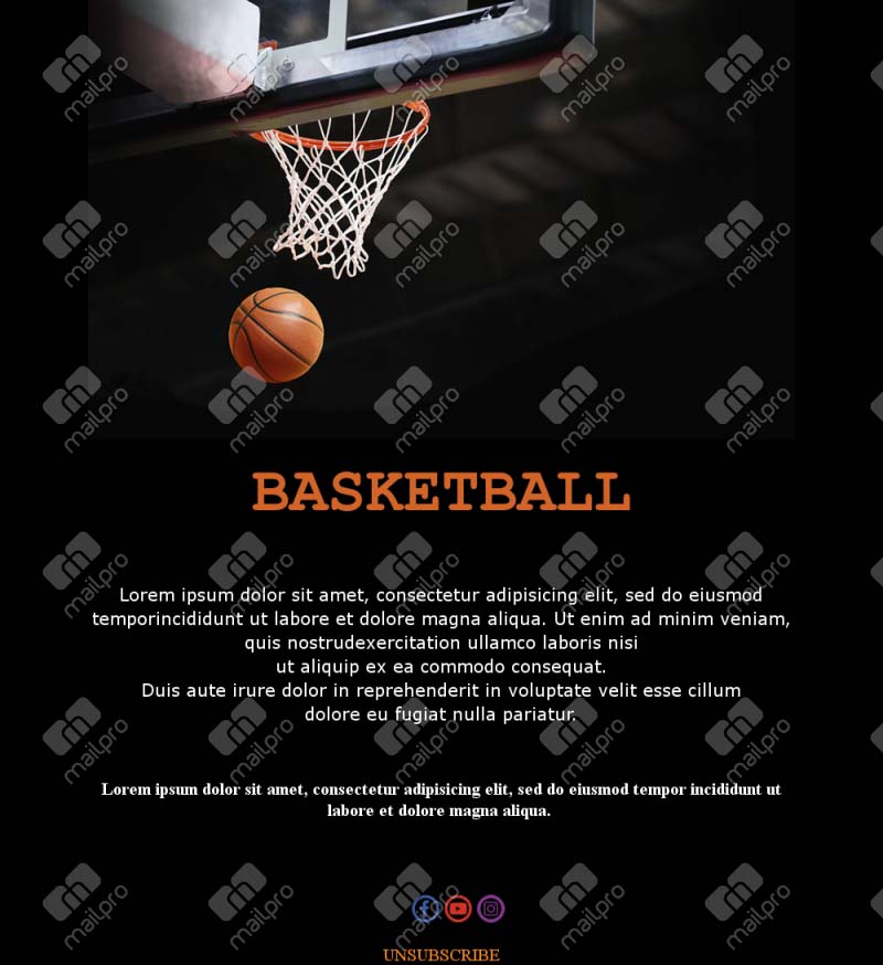 Basketball Newsletters Email