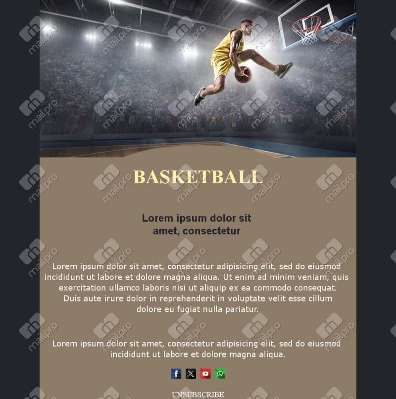Basketball Score Emails