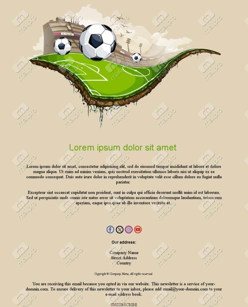 Match Day Email News