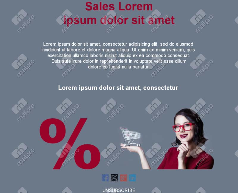 Sales Promotion Emails