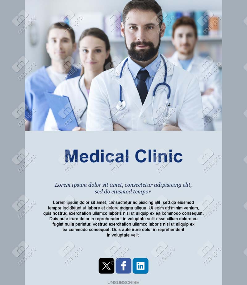 Medical Reminder Email Layouts