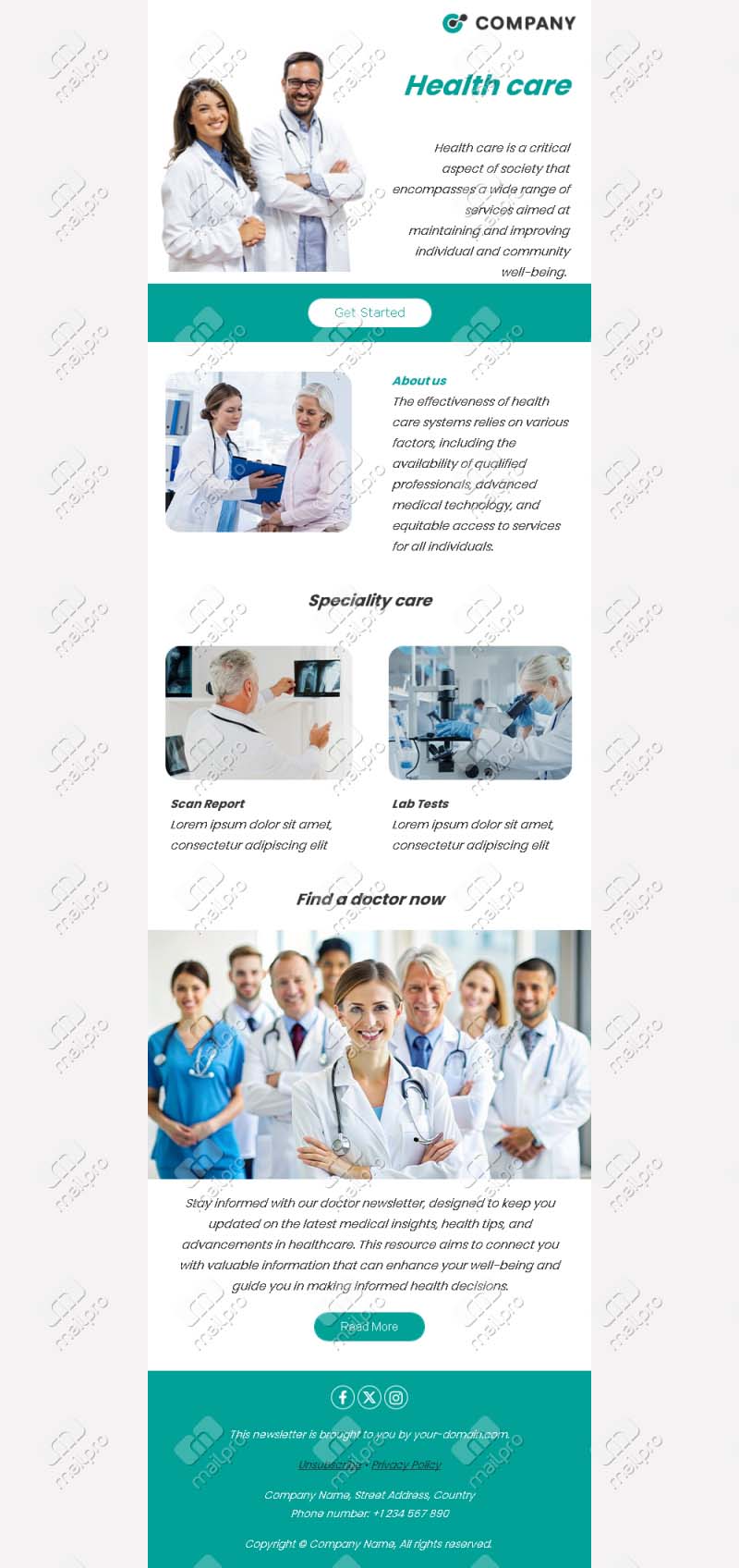 Clear Medical Care Email