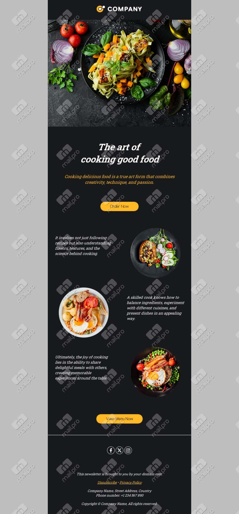 Modern Restaurant Showcase