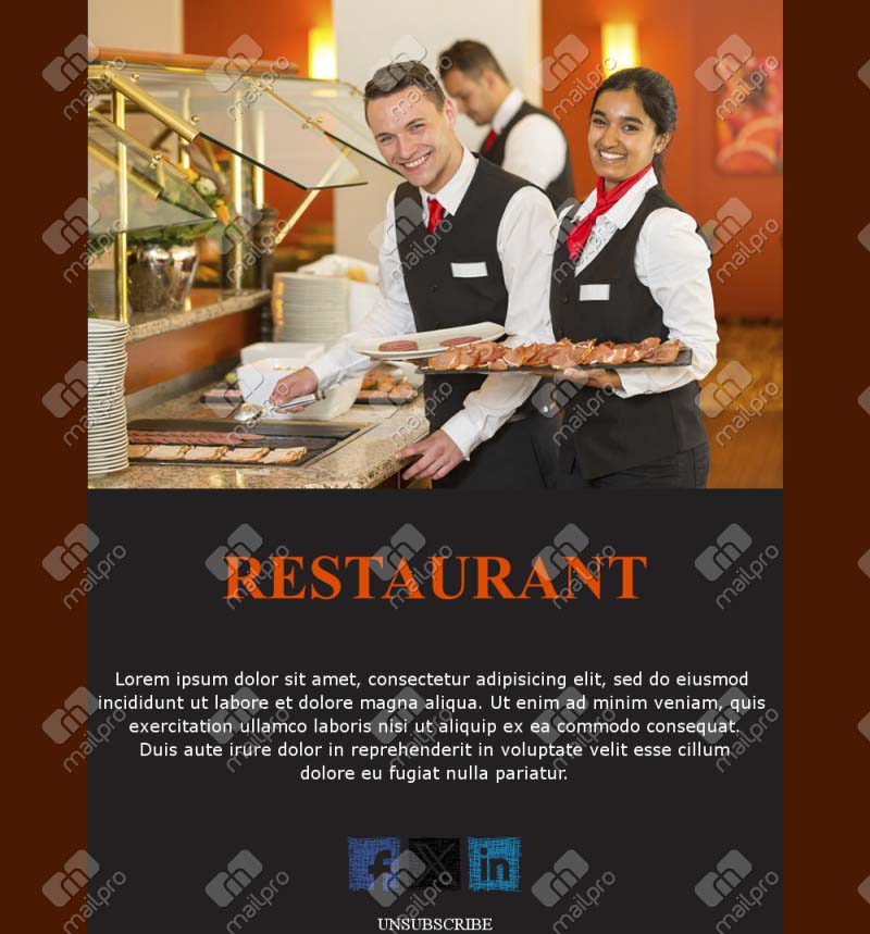 Restaurant Email Templates