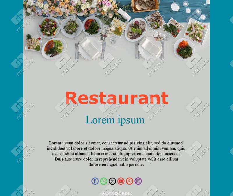 Restaurant Specials Emails