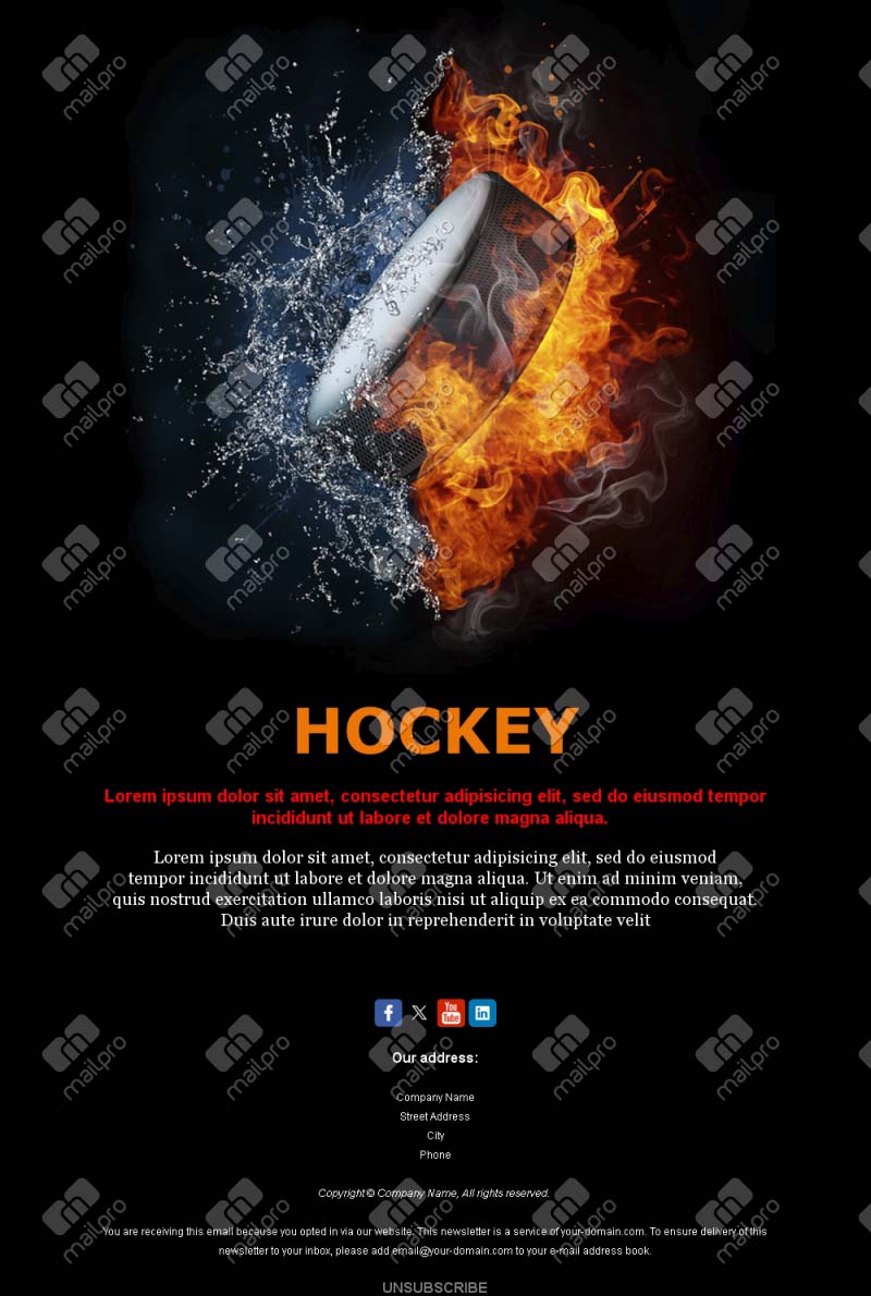 Hockey Email Updates