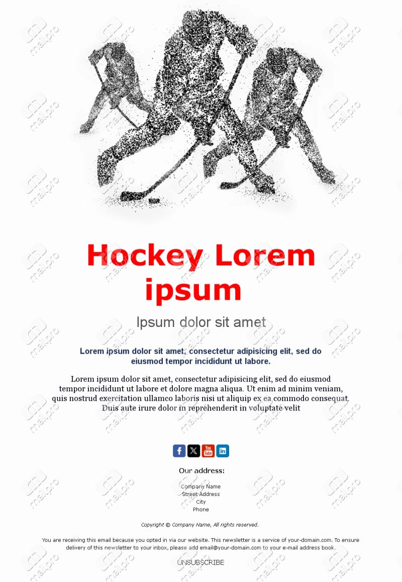 Hockey Action Email Alerts