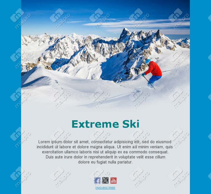 Ski Equipment Promotion