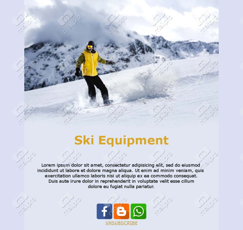 Snowboard Event Template