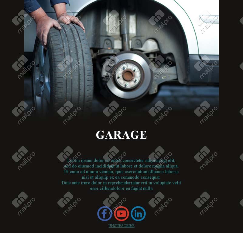 Garage Promotion Template