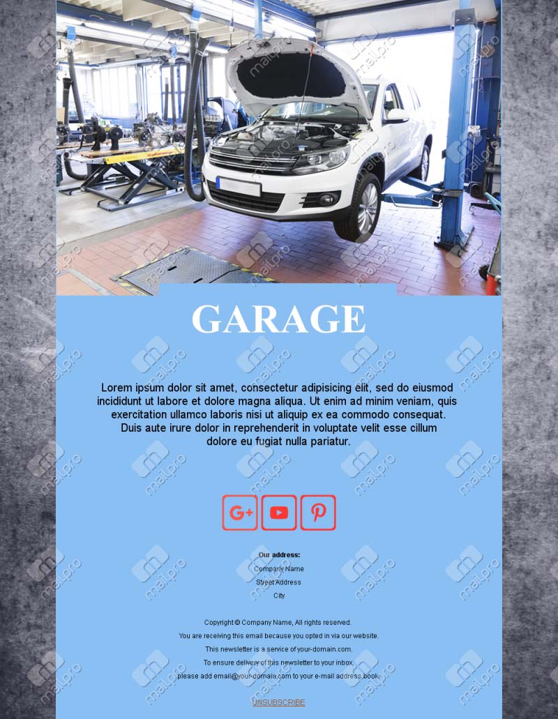 Car Garage Modern Layout