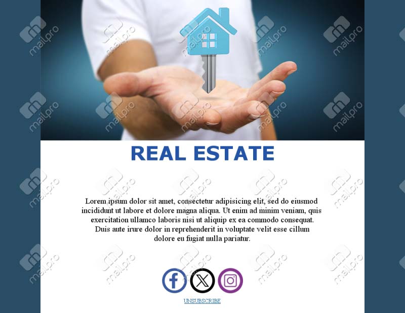 Real Estate Newsletter Template