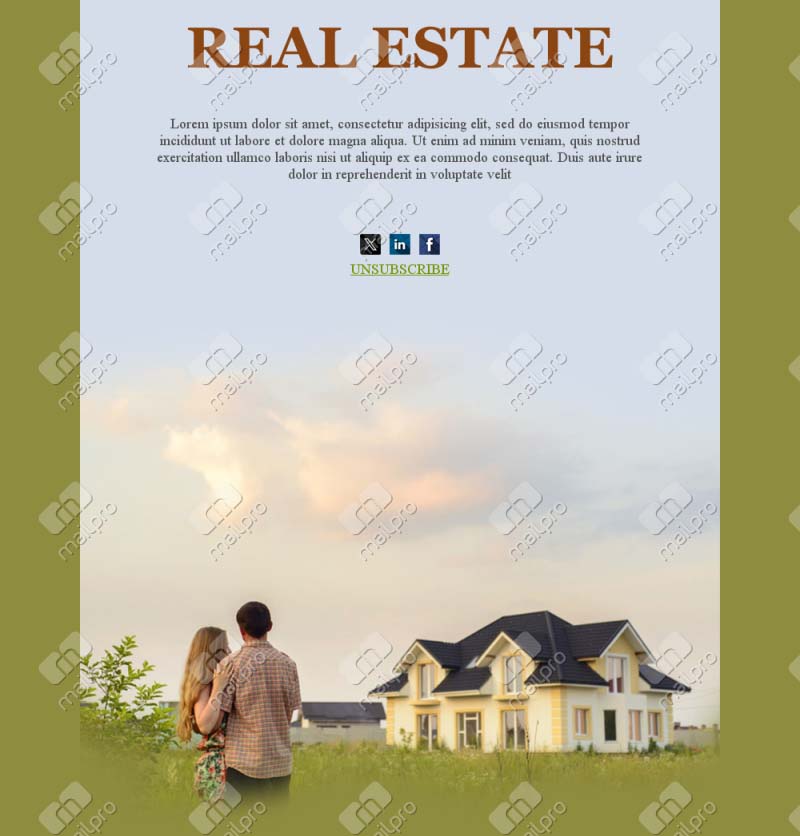 Elegant Real Estate Layout