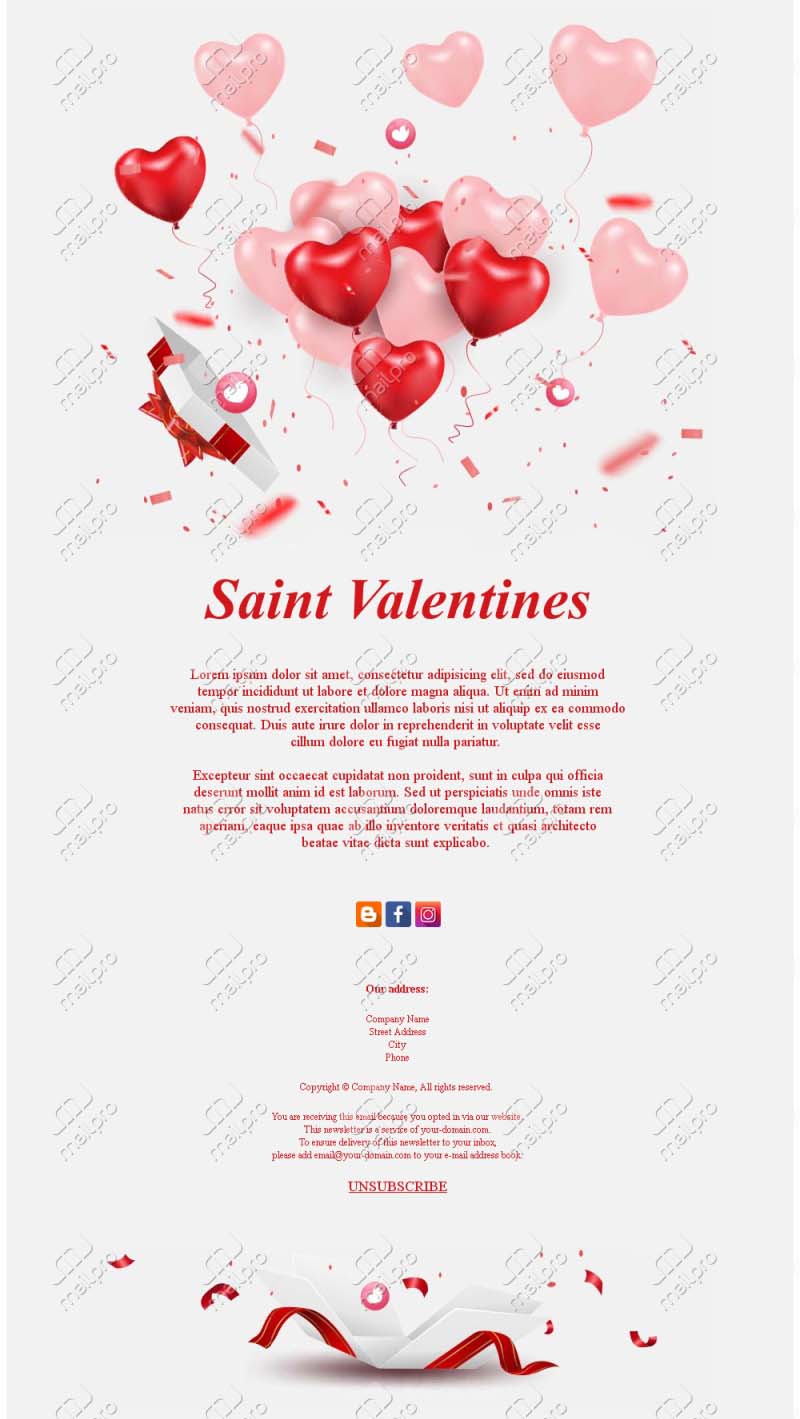 Valentine's Day Email Templates
