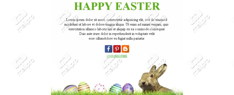 Festive Easter Emails