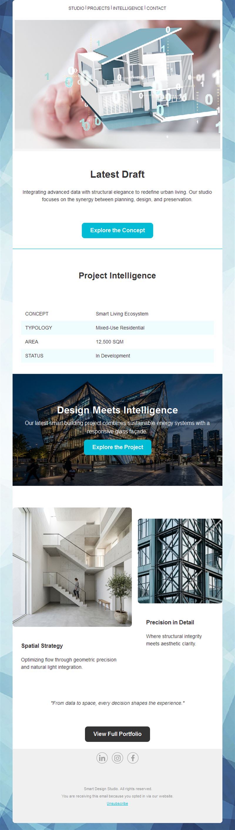 Smart building architecture newsletter