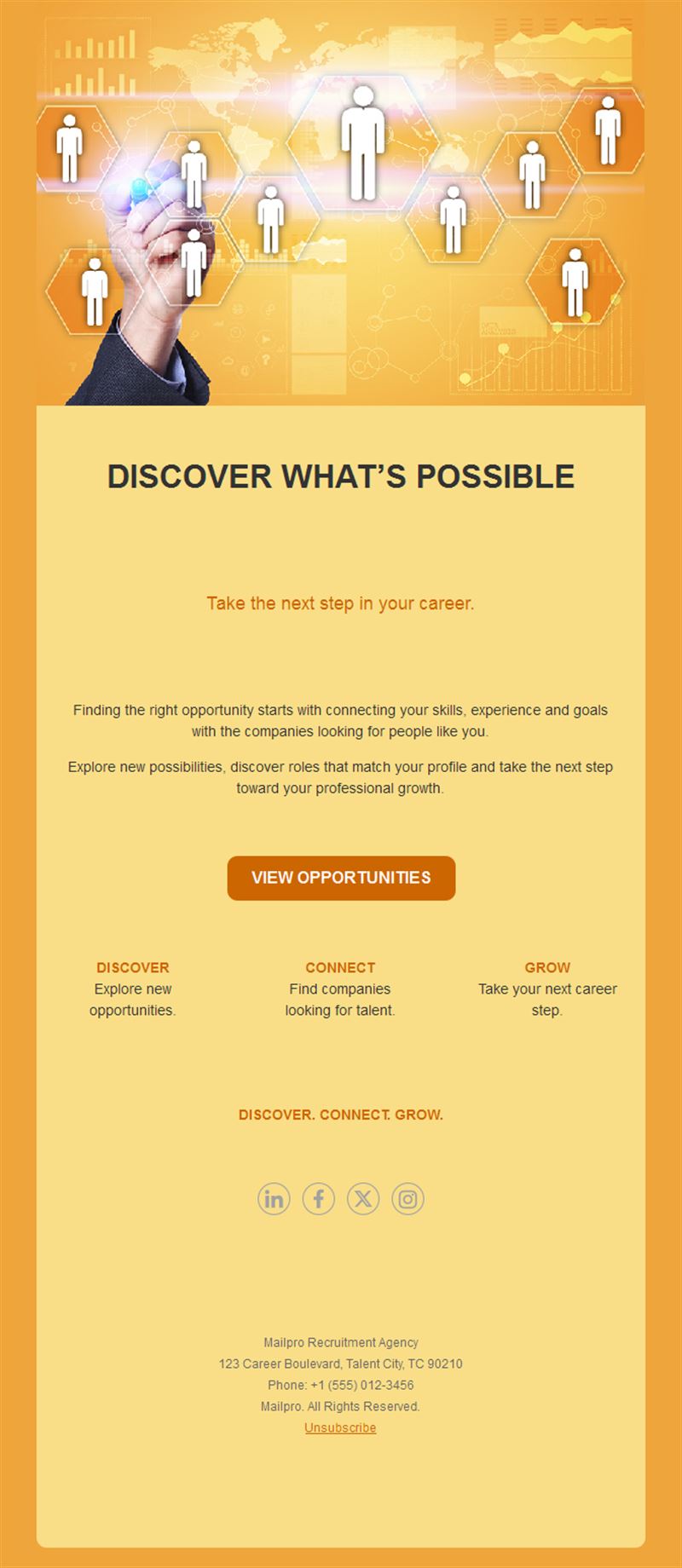 Orange career opportunities email