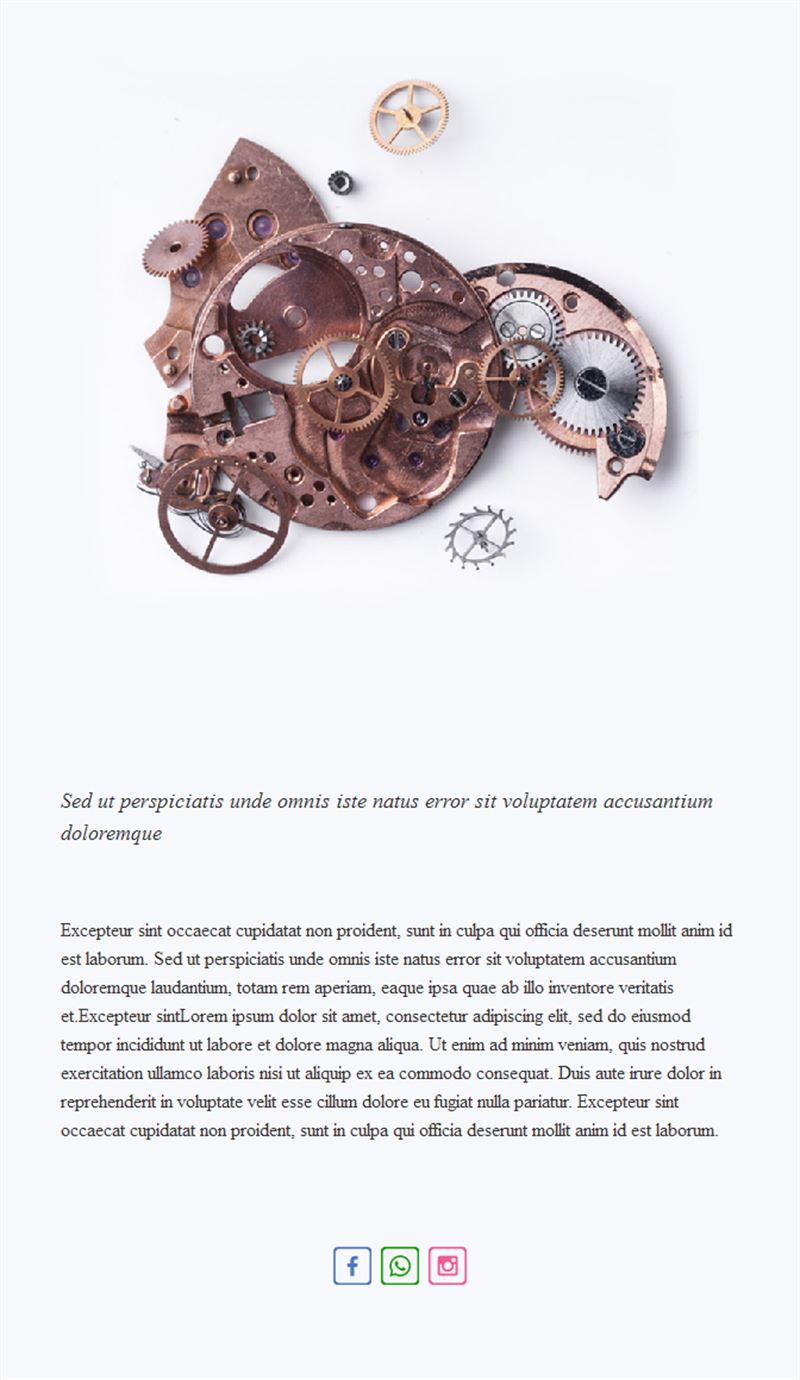 Watch movement editorial email
