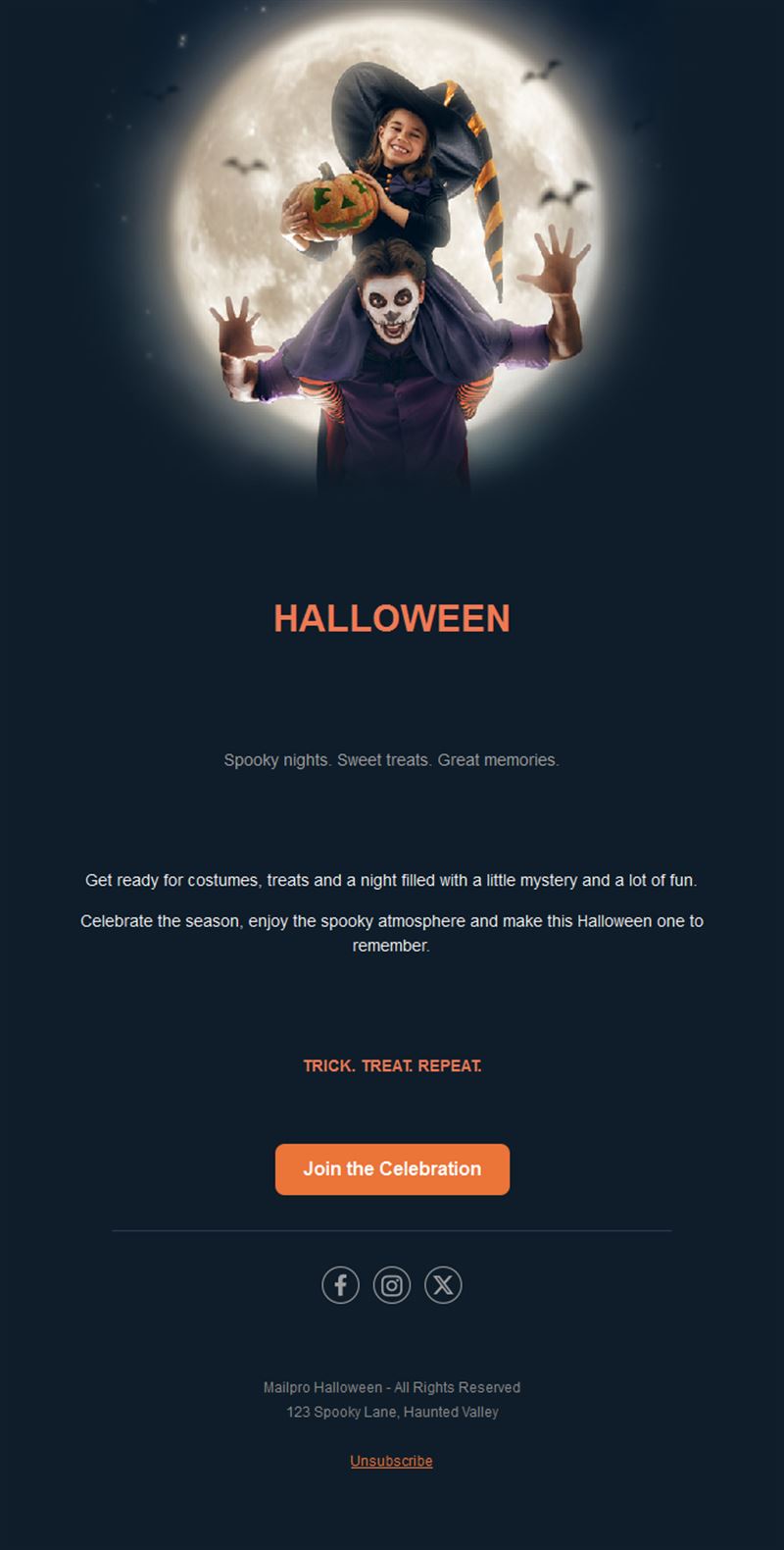 Halloween Celebration Templates