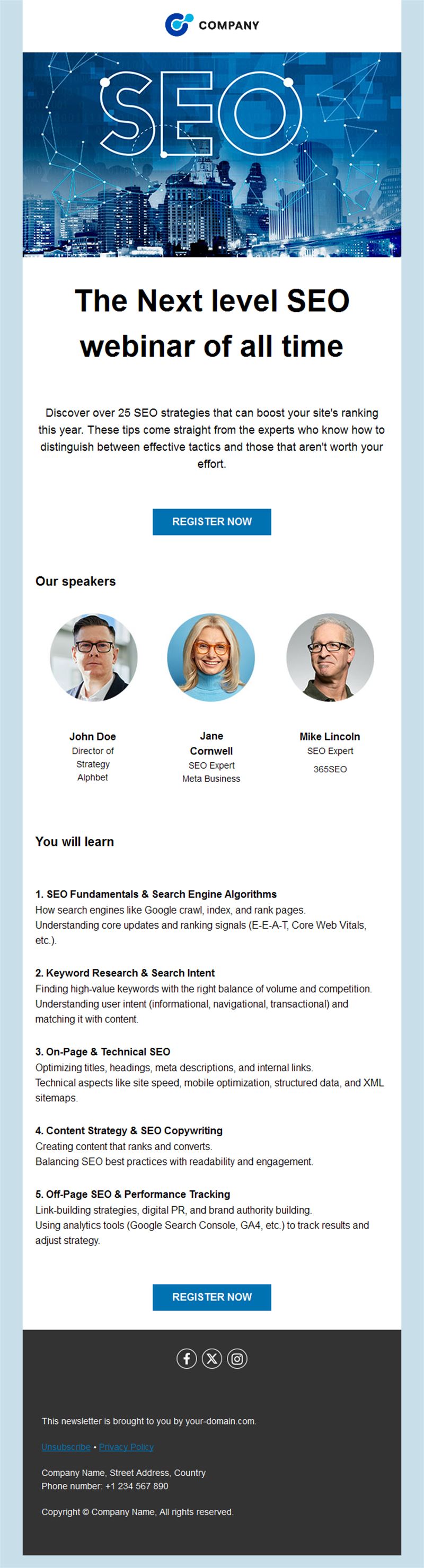 Event Invitation Email Templates