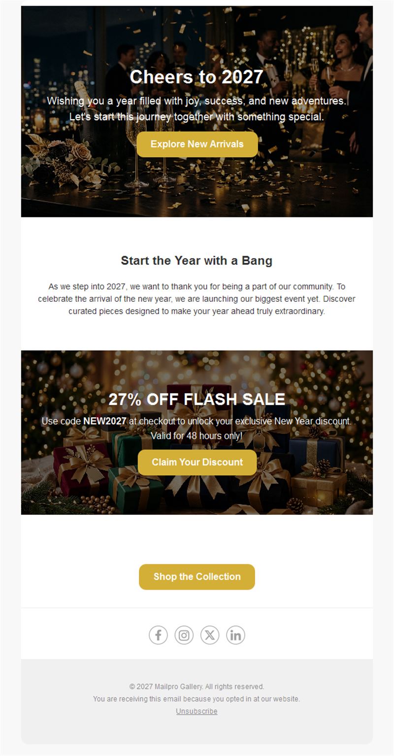 New Year 2027 Flash Sale