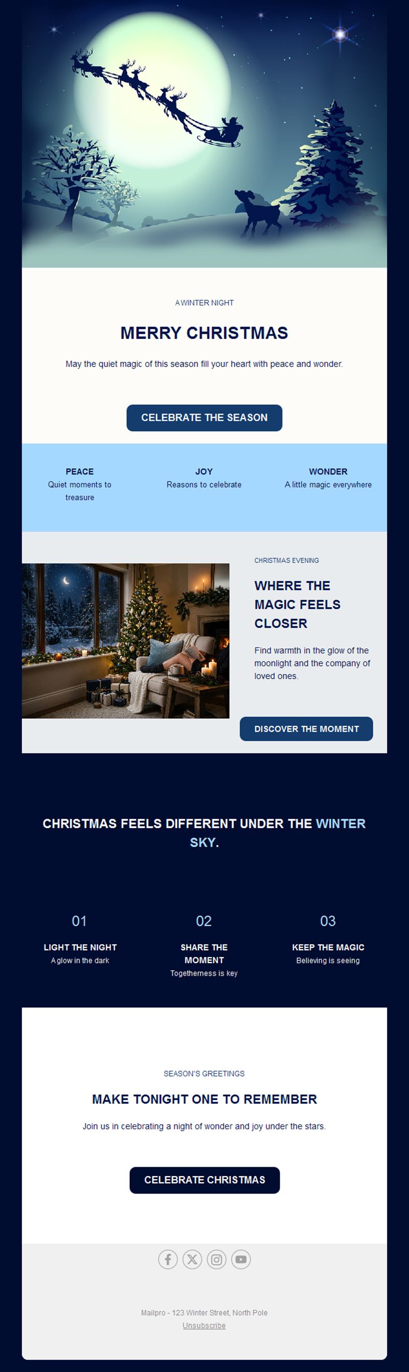 Christmas Email Newsletter