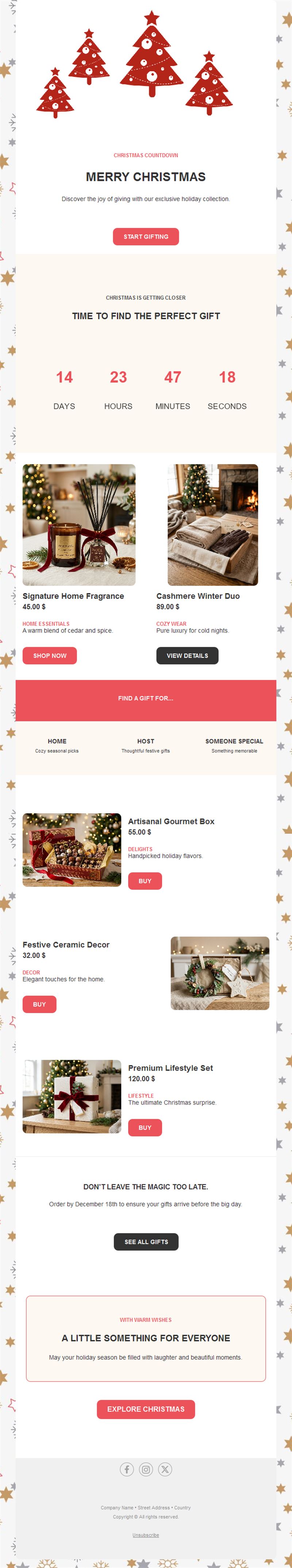 Holiday Email Templates