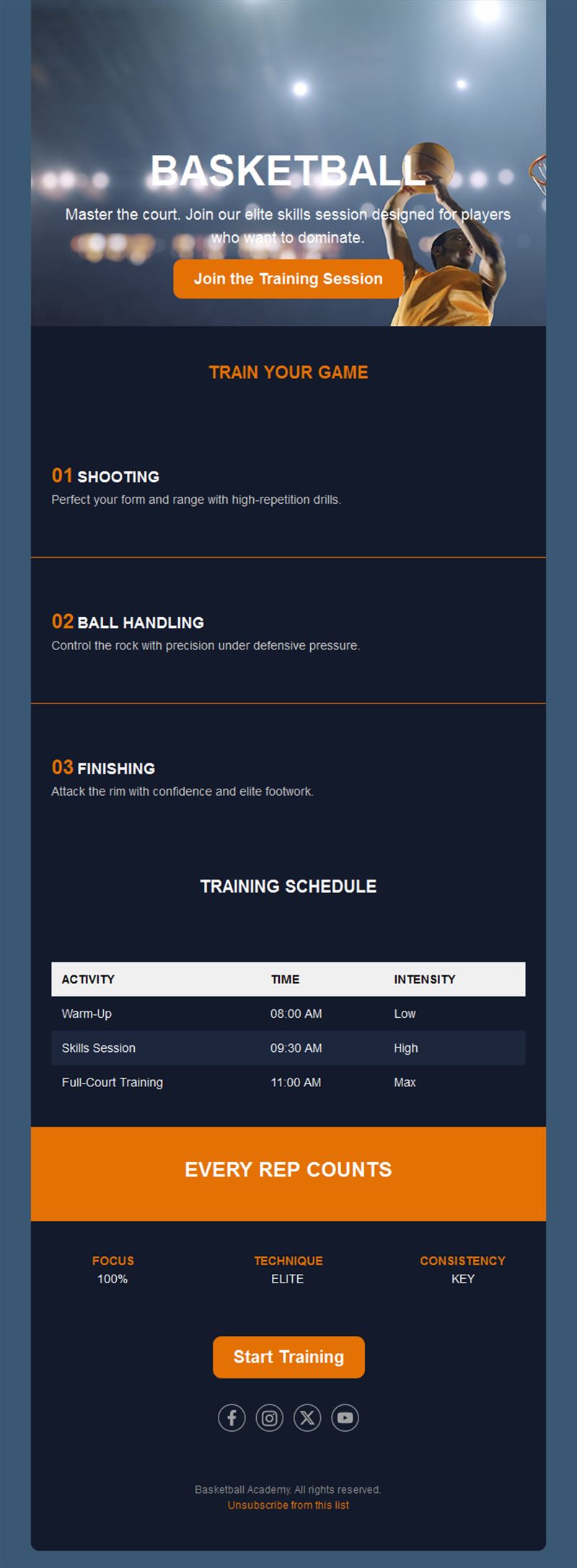 Game Night Email Updates