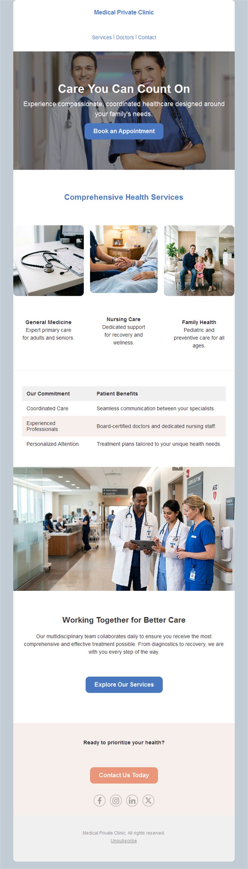 Clinic Newsletter Templates