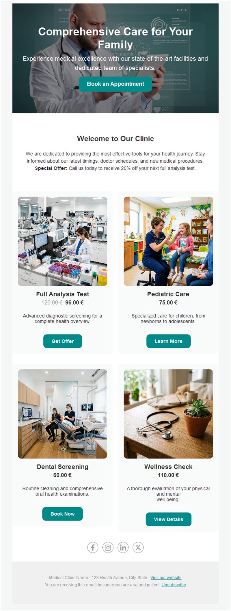 Medical Alert Email Templates