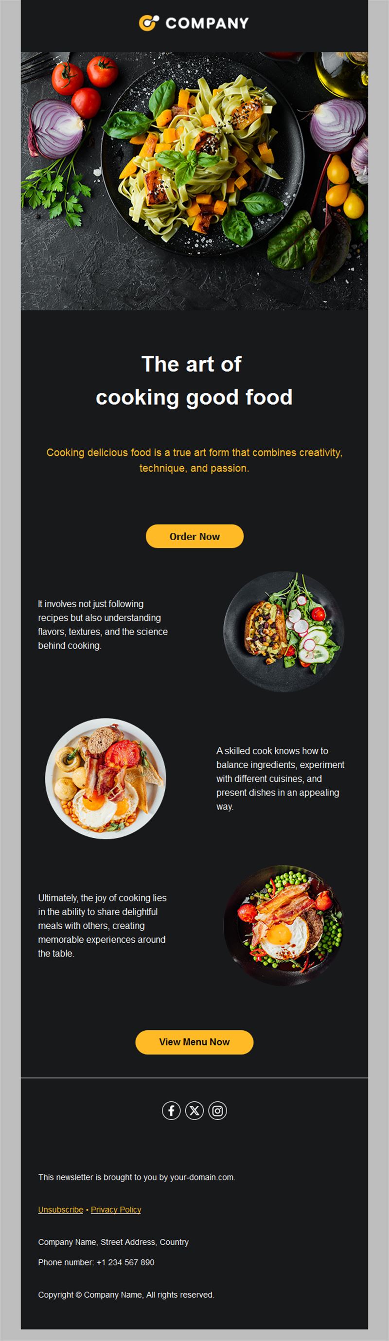 Modern Restaurant Showcase