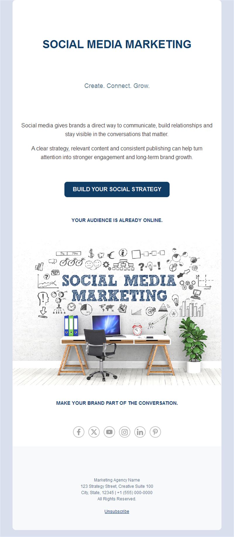 Social media marketing agency email