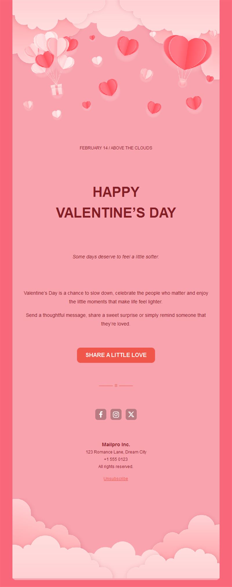 Lovely Valentine's Templates