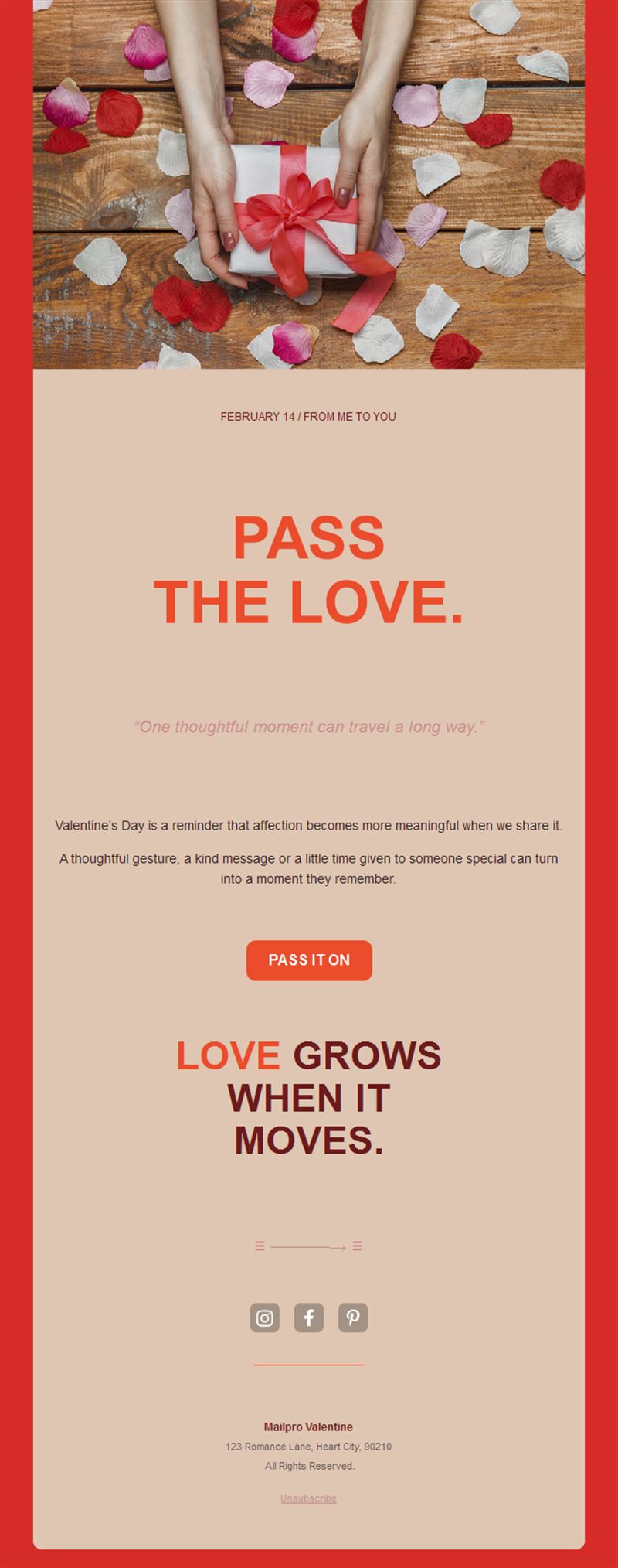 Valentine Specials and Offers