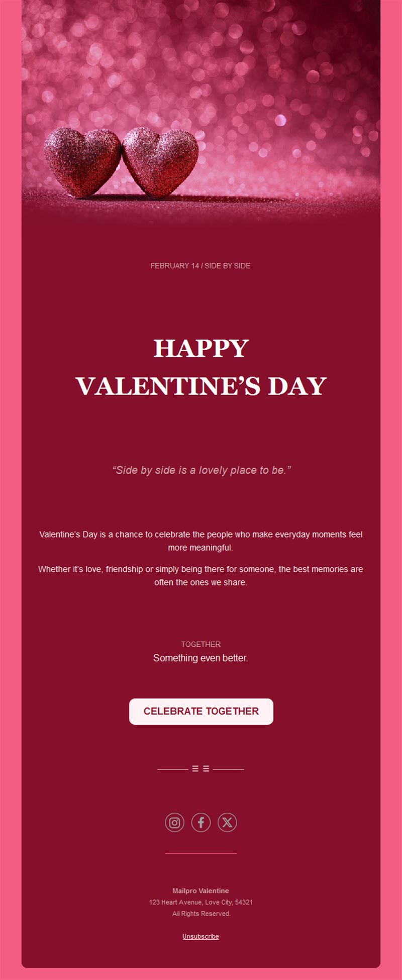 Romantic Valentine Invitations