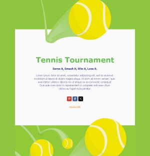 Exciting Tennis Match Templates