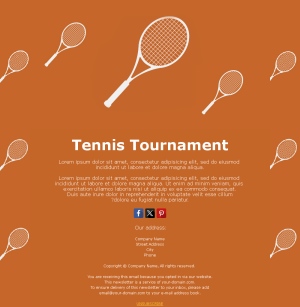 Exciting Tennis Match Templates